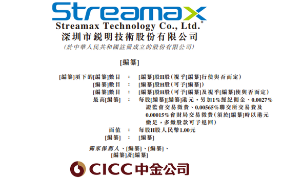 线上配资 锐明技术，递交IPO招股书，拟赴香港上市， 中金公司独家保荐 | A股公司香港上市